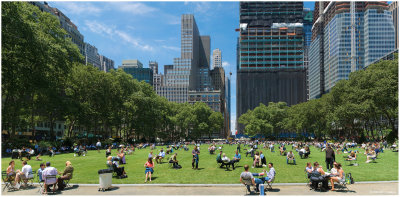 Lunchtime in Bryant Park