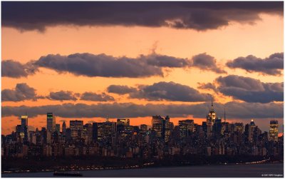 Sunset on Manhattan