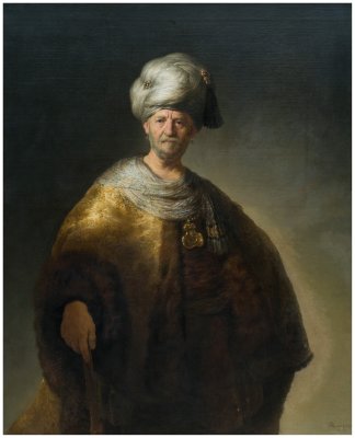 Rembrandts Man in Oriental Costume