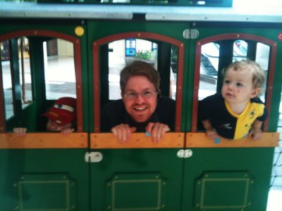 IMG_0685pse Aidan Andy Julian ride train at mall 07-10.JPG