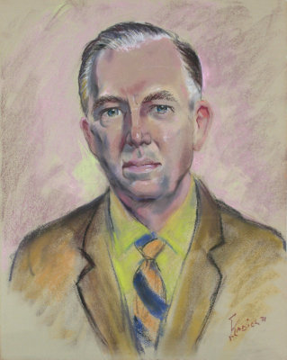 LR Creech Chalk Portrait 1971