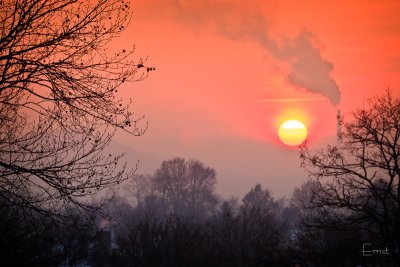 A Winter Sunset