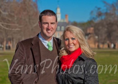 Colin & Brittany couple's pictures in Williamsburg, Virginia