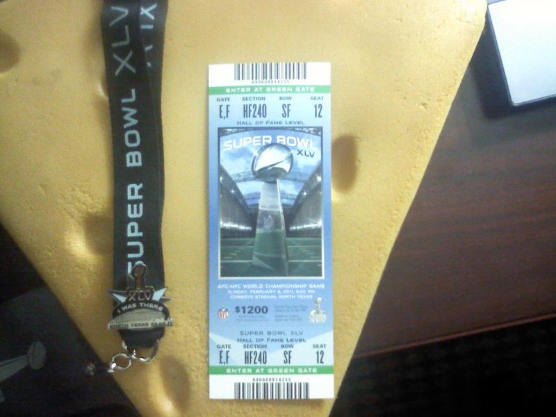 Super Bowl XLV Ticket