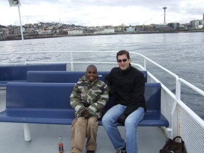 Robert and Me on an BBBSPS Cruise on Elliot Bay