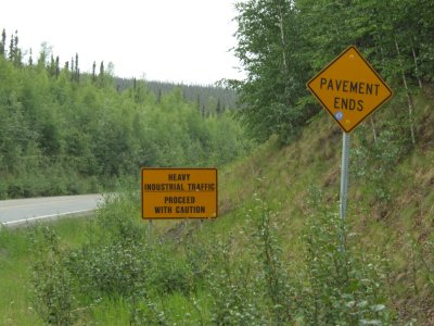 The First Indication of What Lies Ahead on the Dalton Highway