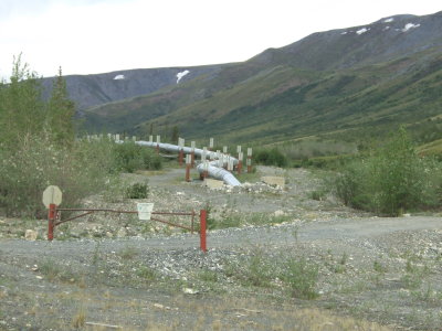 Buried Alaska Pipeline