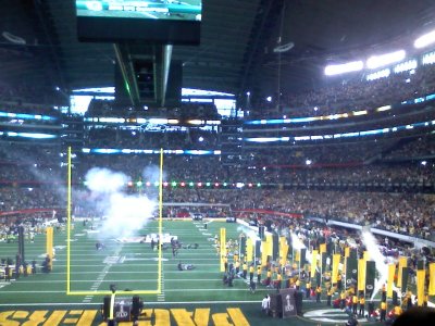 Packers Take the Field