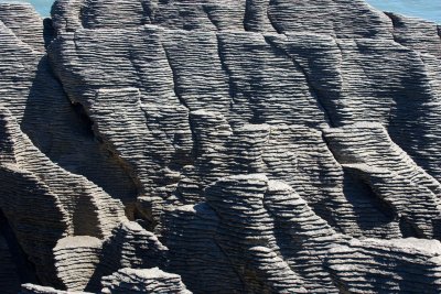 Panacake rocks and blowholes at Punakaki