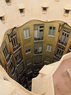 Casa Mila - from Rooftop