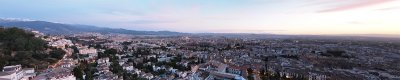 Granada Sunset Panorama