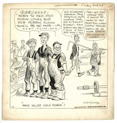 Original cartoon (March 25, 1927)
