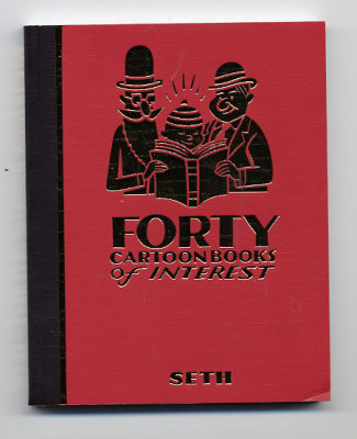 Forty Cartoon Books of Interest (2006) (inscribed with original drawing)