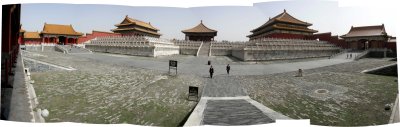 Halls of Supreme, Central, and Preserving Harmony , Forbidden City