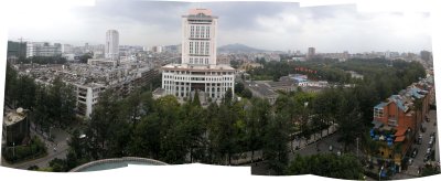 View of Kunming from Park Hotel (26 Sept 2009)