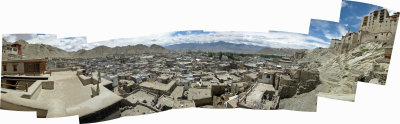 View of Leh from LAMO House (27 July 2010)