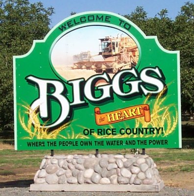 Biggs, California (Courtesy Pete Carr, City Administrator)