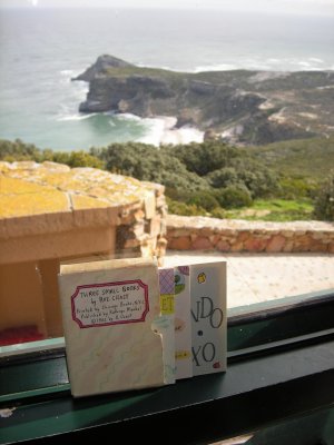 Three Small Books visit the Cape of Good Hope in August of 2012