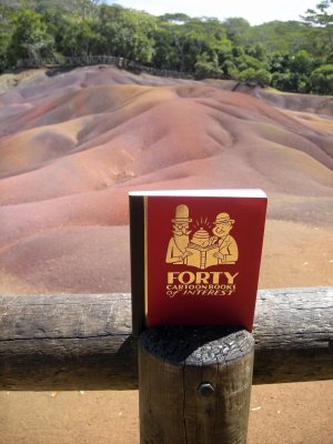 Forty Cartoon Books of Interest at Mauritius's Seven Colored Sands