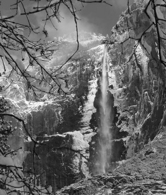 Icy Upper Yosemite Falls
