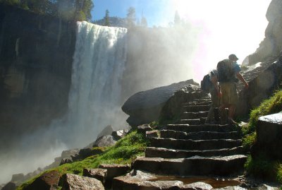 Vernal Falls from the Mist Trail