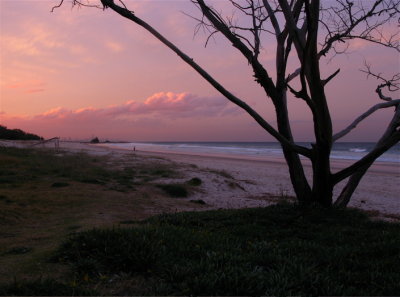 evening, Currumbin looking towards Surfers Paradise, Gold Coast