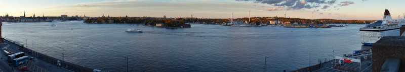 View from Fjllgatan over the inlet to Stockholm