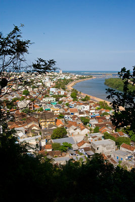 View of Tou Hoa from Nhan Mountain