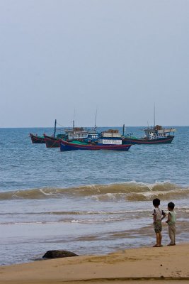 Watching the sea
