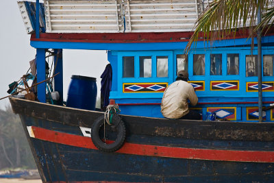 Decorating the boat