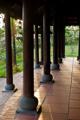 Pillars of an old house