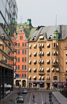 The houses at Norra Bantorget have a new neighbor
