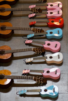 Guitars and ukuleles
