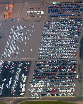 Many small cars