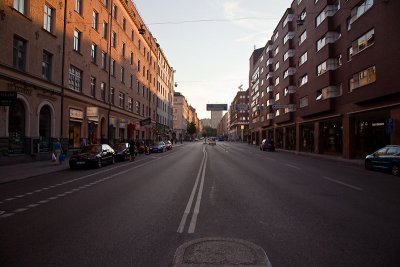 Empty summer streets