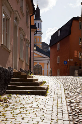 Cobbled street near Katarinakyrkan