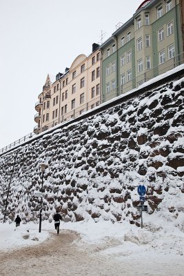 The wall at Rrstrandsgatan