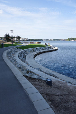 The shoreline of Kungsholmen