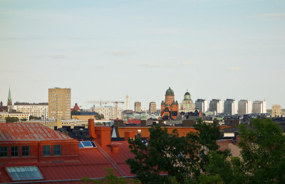 View towards the city