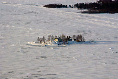 Small icy island