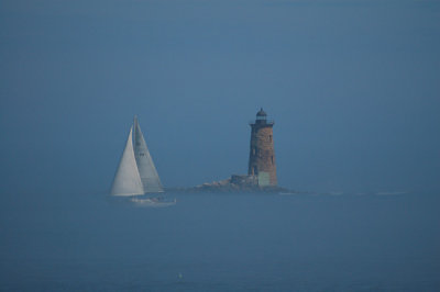 Whaleback Lighthouse, New Castle, New Hampshire