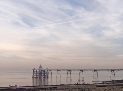 pier, evening