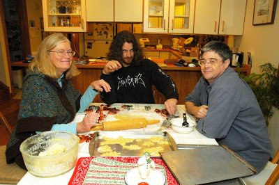Baking Christmas Cookies