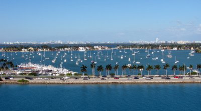 view from the Port of Miami