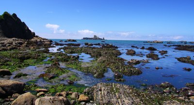 low tide