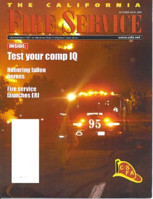 CSFA Oct 09 cover E95 PV Brush Fire 4696.jpg