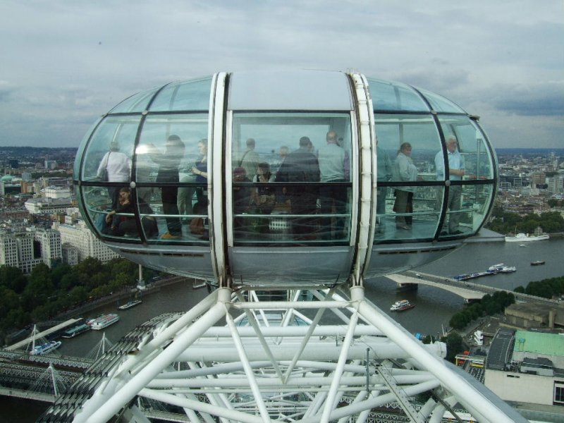 London Eye--not for anyone scared of heights