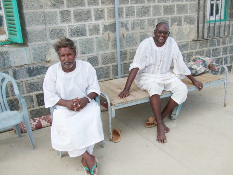 Lighthouse keepers at Sanganeb