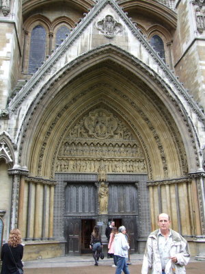 Bob at Westminster Abby