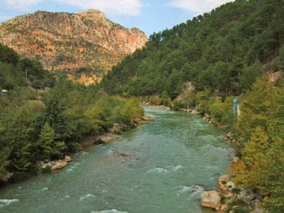 Goksu River-the first time we found it. - Kapuzbasi Waterfalls